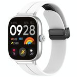 Per cinturino in silicone con fibbia magnetica pieghevole Xiaomi Mi Band 8 Pro (bianco)