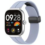 Per cinturino in silicone con fibbia magnetica pieghevole Xiaomi Mi Band 8 Pro (azzurro)