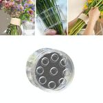 Porta stelo a spirale Ikebana per vasi Porta bouquet fai da te Twister per composizioni floreali, dimensioni: piccolo (trasparente)