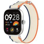 Per cinturino in nylon Xiaomi Band 8 Pro / Redmi Watch 4 loop (beige arancione)