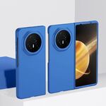 Custodia per telefono in PC ultra sottile con effetto pelle per Honor Magic V3 (Klein Blue)