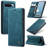 Per Google Pixel 9 Pro XL CaseMe 013 Custodia in pelle con flip orizzontale multifunzionale (blu)