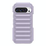 Custodia per telefono in TPU color caramello per Google Pixel 9 Capsule Series (viola)