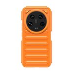 Per Xiaomi 14 Ultra Capsule Series Candy Color TPU Custodia per telefono (arancione)