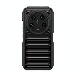 Per Xiaomi 14 Ultra Capsule Series Candy Color TPU Custodia per telefono (Nero)