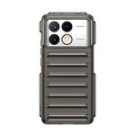 Per Redmi K70E Capsule Series Candy Color TPU Custodia per telefono (grigio trasparente)