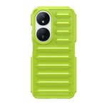 Custodia per telefono in TPU color caramello per Honor Play 50 Plus Capsule Series (verde)