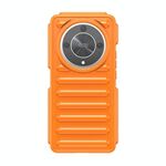Custodia per telefono in TPU color caramello per Honor X9b Capsule Series (arancione)