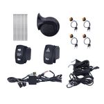 Kit cablaggio per clacson con luce di guasto per indicatori di direzione ATV UTV con interruttore a bilanciere