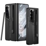 Per Samsung Galaxy Z Fold6 GKK Integrated Blade Custodia per telefono ultrasottile a copertura totale con slot per penna, penna non inclusa (nero)