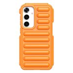 Per Samsung Galaxy S24+ 5G Capsule Series Custodia per telefono in TPU color caramella (arancione)