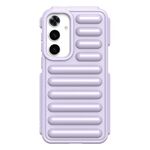 Per Samsung Galaxy S24+ 5G Capsule Series Custodia per telefono in TPU color caramella (viola)