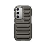 Per Samsung Galaxy S24 5G Capsule Series Candy Color TPU Custodia per telefono (grigio trasparente)