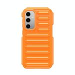 Per Samsung Galaxy S23 FE 5G Capsule Series Custodia in TPU color caramello (arancione)