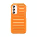 Per Samsung Galaxy S23+ 5G Capsule Series Custodia per telefono in TPU color caramella (arancione)