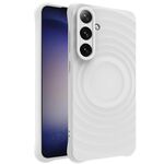Per Samsung Galaxy S24 FE 5G IMAK UC-6 Series Custodia morbida per telefono Manbo Frosting (bianca)