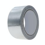 Nastro in alluminio per tubi dell'aria condizionata, 5 cm x 10 m, in tessuto di fibra di vetro da 0,15 mm, nastro sigillante impermeabile per giunti