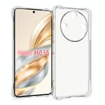 Per Honor X60 Custodia per telefono in TPU antiurto antiscivolo e spessa (trasparente)