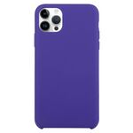 Custodia in silicone solido per iPhone 16 Pro (viola scuro)