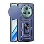 Per Honor Magic5 Pro Custodia per fotocamera scorrevole TPU+PC Custodia per telefono (blu)