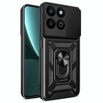 Per Honor 200 Smart Sliding Camera Cover Design TPU+PC Custodia per telefono (nero)