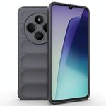Per Redmi 14C 4G Global Magic Shield TPU + Custodia in flanella per telefono (grigio scuro)