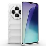 Per Redmi 14C 4G Global Magic Shield TPU + Custodia in flanella per telefono (bianco)