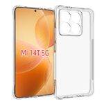 Per Xiaomi 14T Custodia per telefono in TPU antiurto antiscivolo e spessa (trasparente)