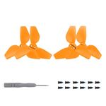 Per DJI Neo Sunnylife 2016S Drone Color 3-Blade Propeller, Quantità: 2 paia (arancione)