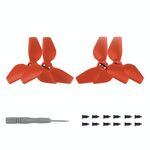 Per DJI Neo Sunnylife 2016S Drone Color 3-Blade Propeller, Quantità: 2 paia (rosso)