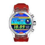 WS-37 1.43 pollici AMOLED IP67 impermeabile monitoraggio della salute Bluetooth chiamata Smart Watch (rosso)