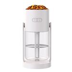 280ml Volcano Cup Umidificatore rotante Mini diffusore di aromi per auto con luce ambientale colorata (bianco)