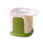Dispositivo per tagliare e tagliare a cubetti le patatine fritte con pressa per cucina (bianco)