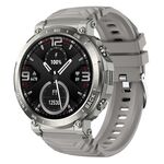 Orologio intelligente Bluetooth Talk Outdoor Contapassi Esercizio Frequenza cardiaca Monitoraggio del sonno (argento)