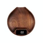 Bilancia elettronica in legno per tè e caffè da 100 g/0,1 g Bilancia da cucina (colore legno)