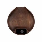 Bilancia elettronica per tè e caffè in legno da 100 g/0,1 g Bilancia da cucina (ebano)