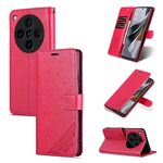 Per OPPO Find X8 Pro AZNS Custodia in pelle con texture in pelle di pecora (rossa)