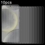 Per Samsung Galaxy S25+ 5G 10 pezzi 0,18 mm 9H 2,5D Pellicola in vetro temperato, supporto sblocco impronta digitale