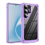 Per Samsung Galaxy S25 Ultra 5G TPU + PC Lens Protection Custodia per telefono (viola)