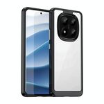 Per Redmi Note 14 Pro+ 5G Custodia per telefono in TPU ibrida acrilica serie colorata (nero)