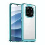 Per Redmi Note 14 Pro+ 5G Custodia per telefono in TPU ibrida acrilica serie colorata (blu trasparente)