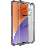 Per Xiaomi 15 Pro imak Custodia antiurto in TPU per telefono Airbag (nero trasparente)