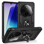 Per Redmi 14C 4G Custodia antiurto in TPU + PC con supporto (nero)