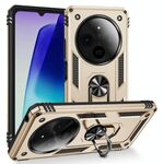 Per Redmi 14C 4G Custodia antiurto in TPU + PC con supporto (oro)