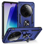 Per Redmi 14C 4G Custodia antiurto in TPU + PC con supporto (blu)