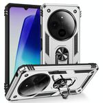 Per Redmi 14C 4G Custodia antiurto in TPU + PC con supporto (argento)