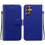 Per Samsung Galaxy S22+ 5G Custodia per telefono in pelle con fibbia magnetica ultrasottile (blu)