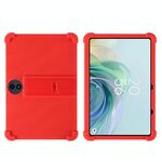 Per TCL TAB 11 Gen 2 Custodia protettiva antiurto in silicone per tablet con supporto (rosso)