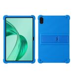 Per Honor Pad X9 Custodia protettiva antiurto in silicone per tablet con supporto (blu)