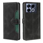 Per Infinix Note 40 5G Custodia in pelle con fibbia magnetica Skin Feel (nero)